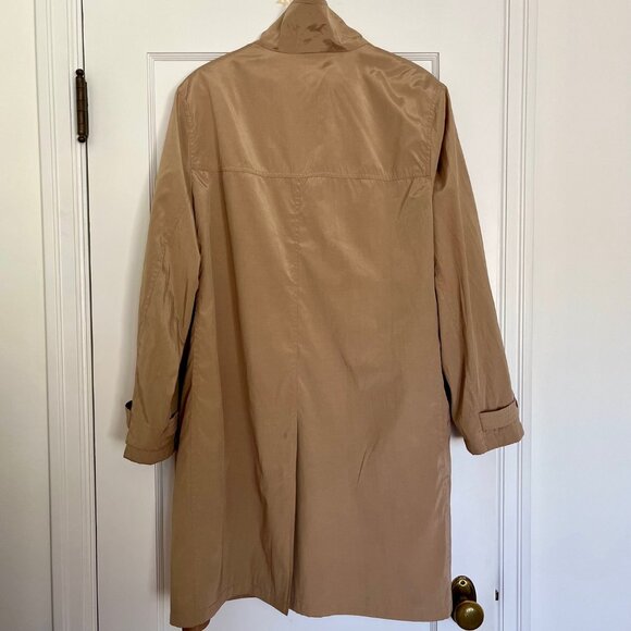German Brand Basler Classic Tan Trench Coat | Size Large - Picture 6 of 11